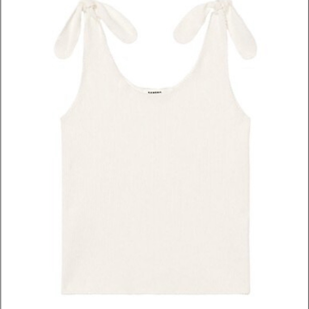 Sandro Eric Rib-Knit Scoopneck Tank